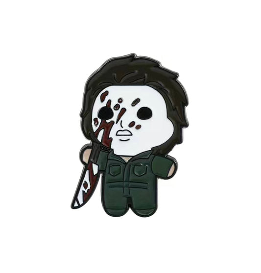 Halloween Michael Myers Chibi Pin Badge