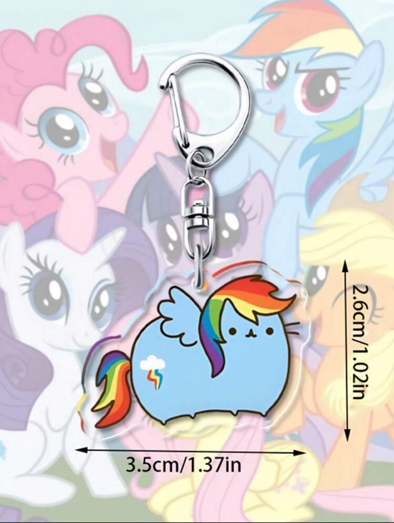 My Little Pony Chibi Parody Keychain