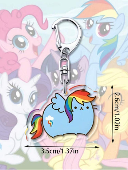 My Little Pony Chibi Parody Keychain