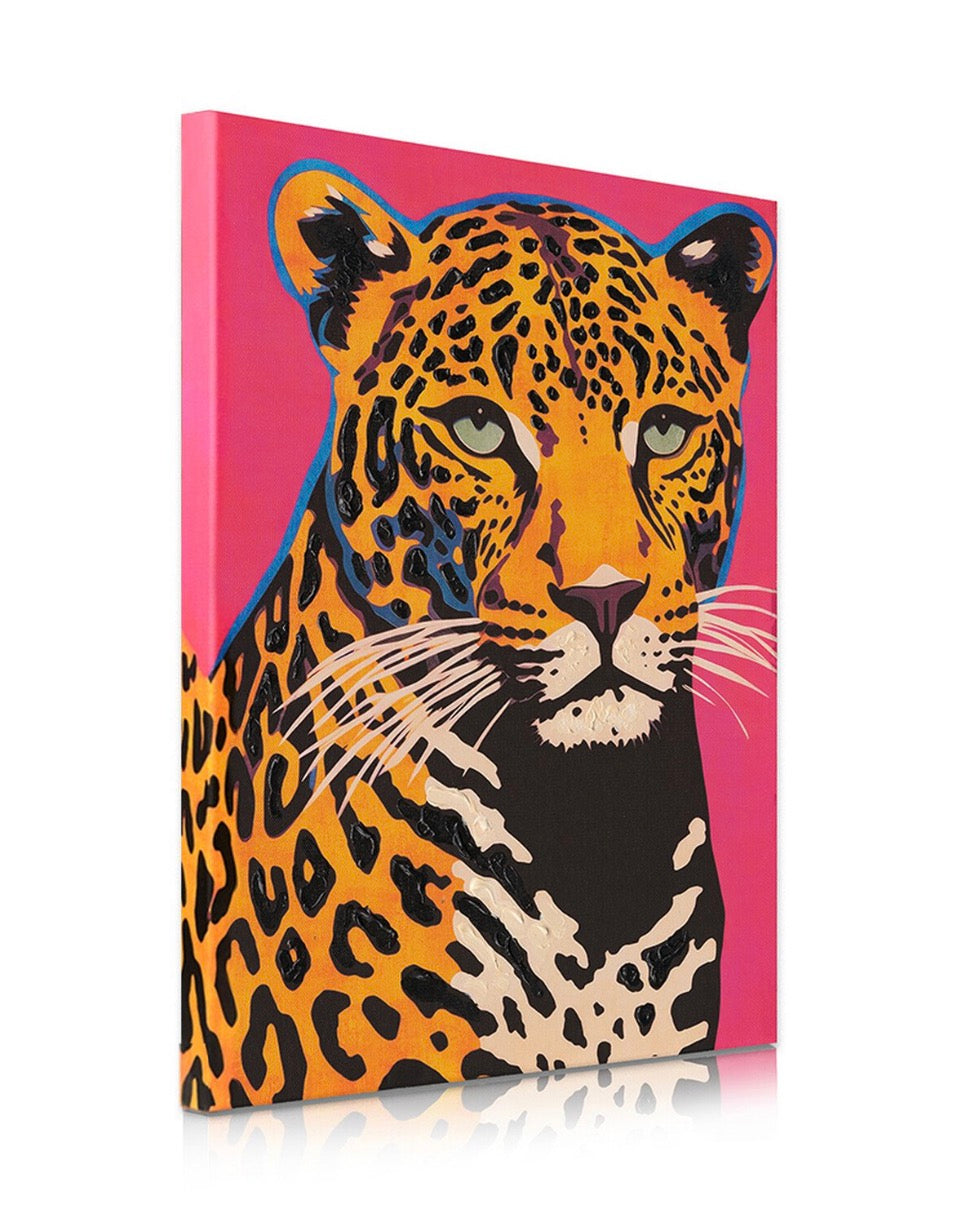 Leopard Pink Canvas