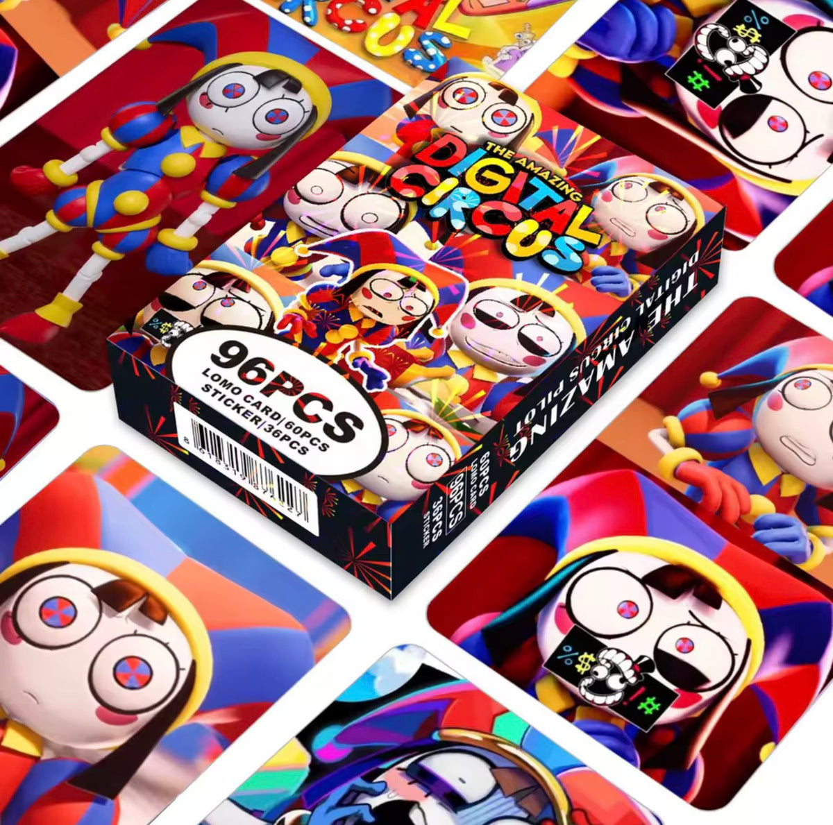 The Amazing Digital Circus Pilot Lomo Card & Sticker 96pcs Set