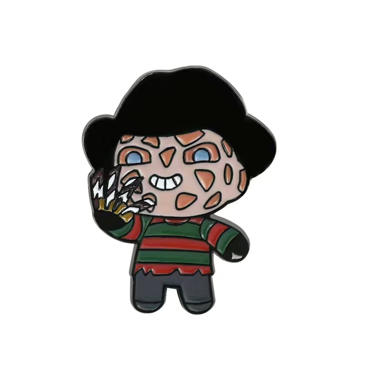 A Nightmare on Elm Street Freddy Krueger Chibi Pin Badge