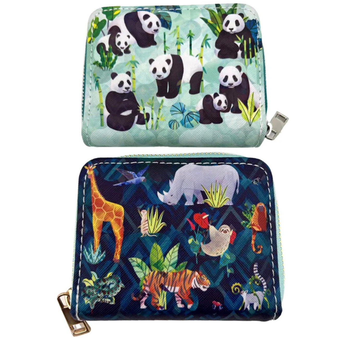 Animal Kingdom Zip Around Small Wallet / Purse