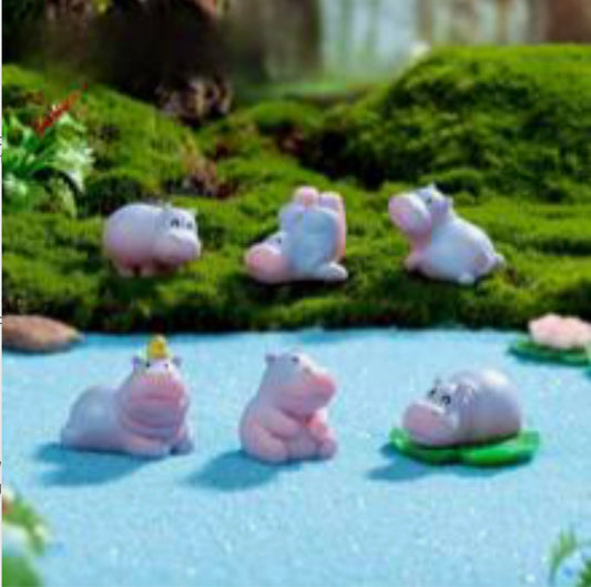 Hippopotamus Chibi Miniature Figure