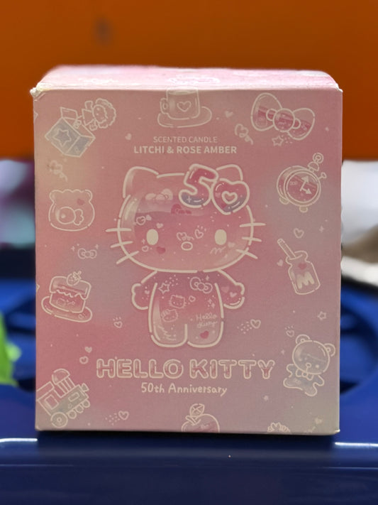 Hello Kitty Litchi & Rose Amber Scented Candle