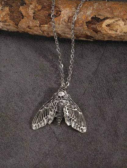 Death’s Head Hawkmoth Pendant & Chain