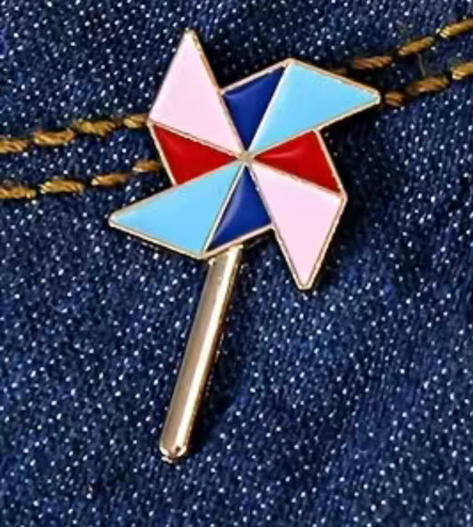 Windmill Pin Badge