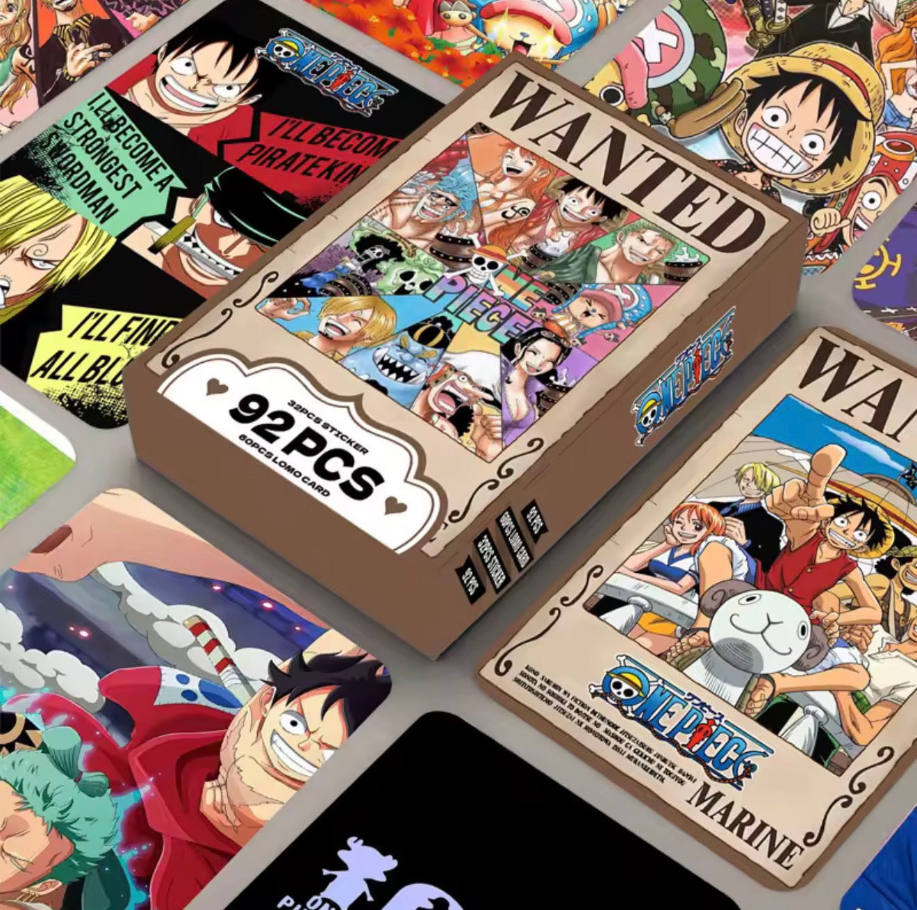 One Piece Lomo Card & Sticker Pack (92pcs)