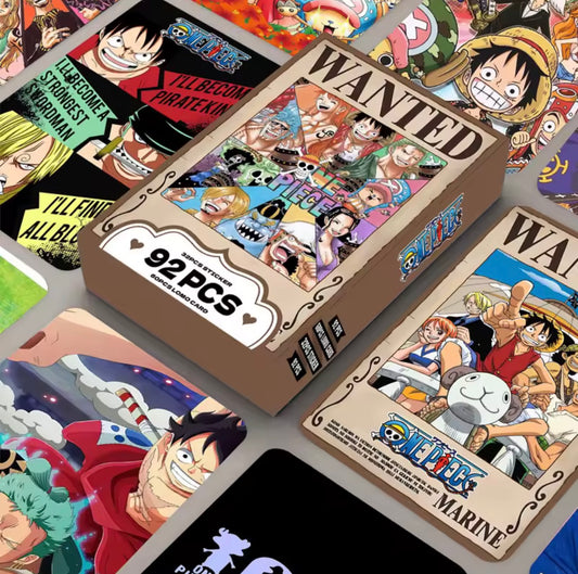 One Piece Lomo Card & Sticker Pack (92pcs)