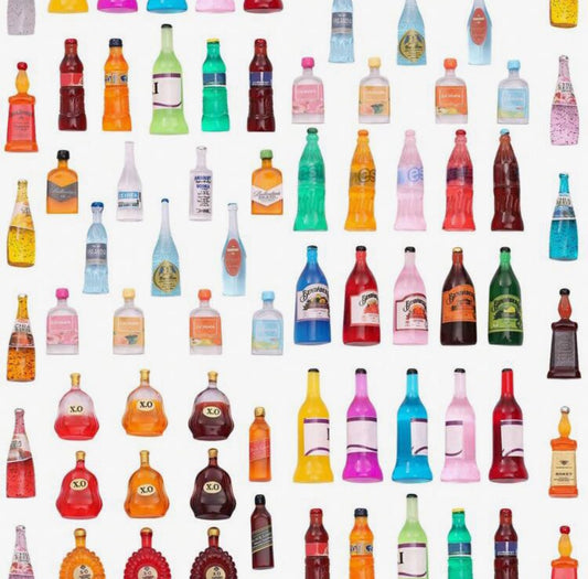 Branded Bottle Miniature Figure