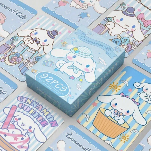 Sanrio Cinnamoroll Lomo Card & Sticker Pack (92pcs)