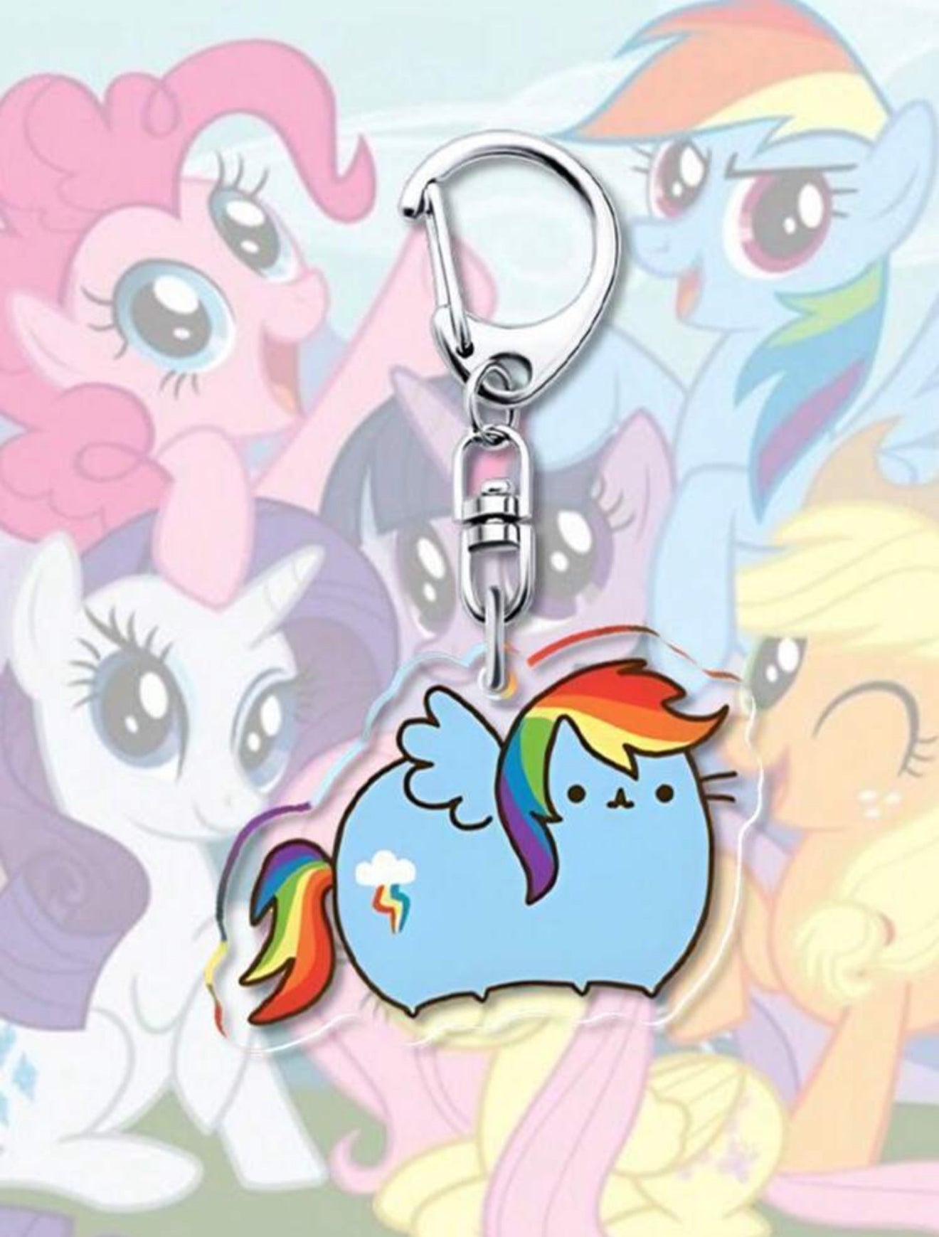 My Little Pony Chibi Parody Keychain