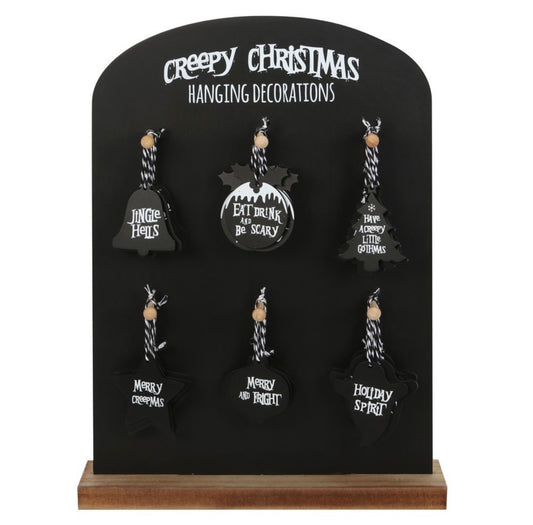 Creepy Christmas Hanging Decorations