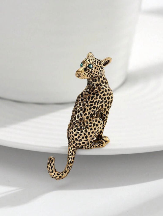 Leopard Brooch