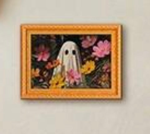 Ghost Mini Framed Print Fridge Magnet