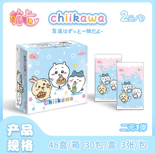 Chiikawa Daily Life Series 3 2 Yuan Card Booster Pack (CN)