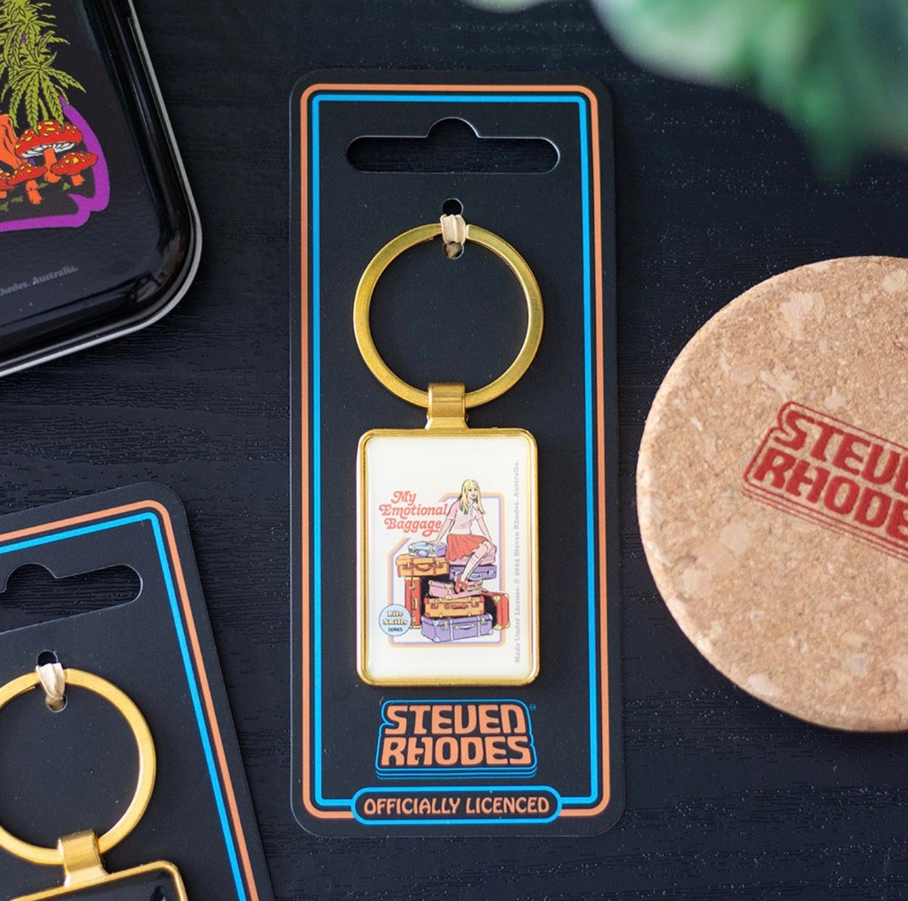 My Emotional Baggage Keychain by Steven Rhodes