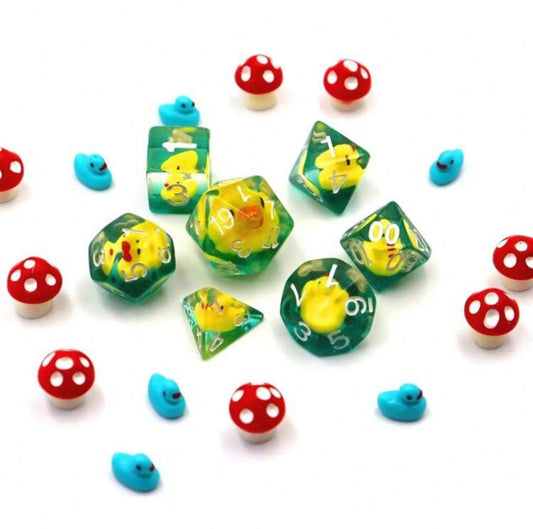 Quackers 7pc Dice Set