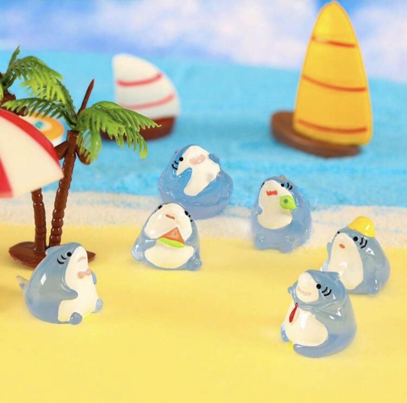 Shark Chibi Luminous Miniature Figure