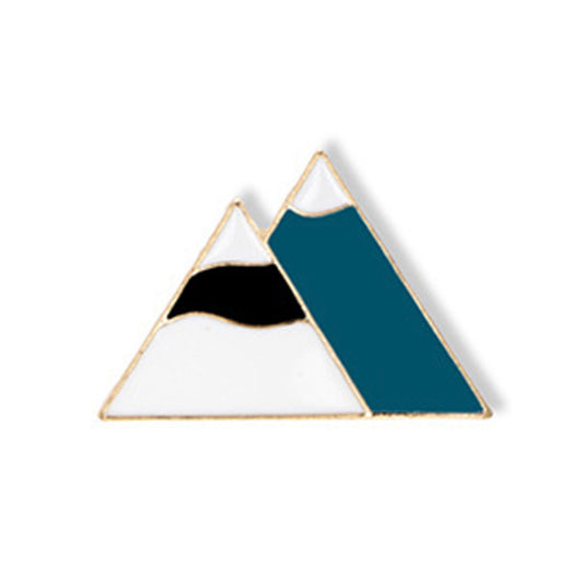 Mountain Range Pin Badge