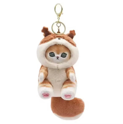 Mofusand Cosplay Plush Keychain