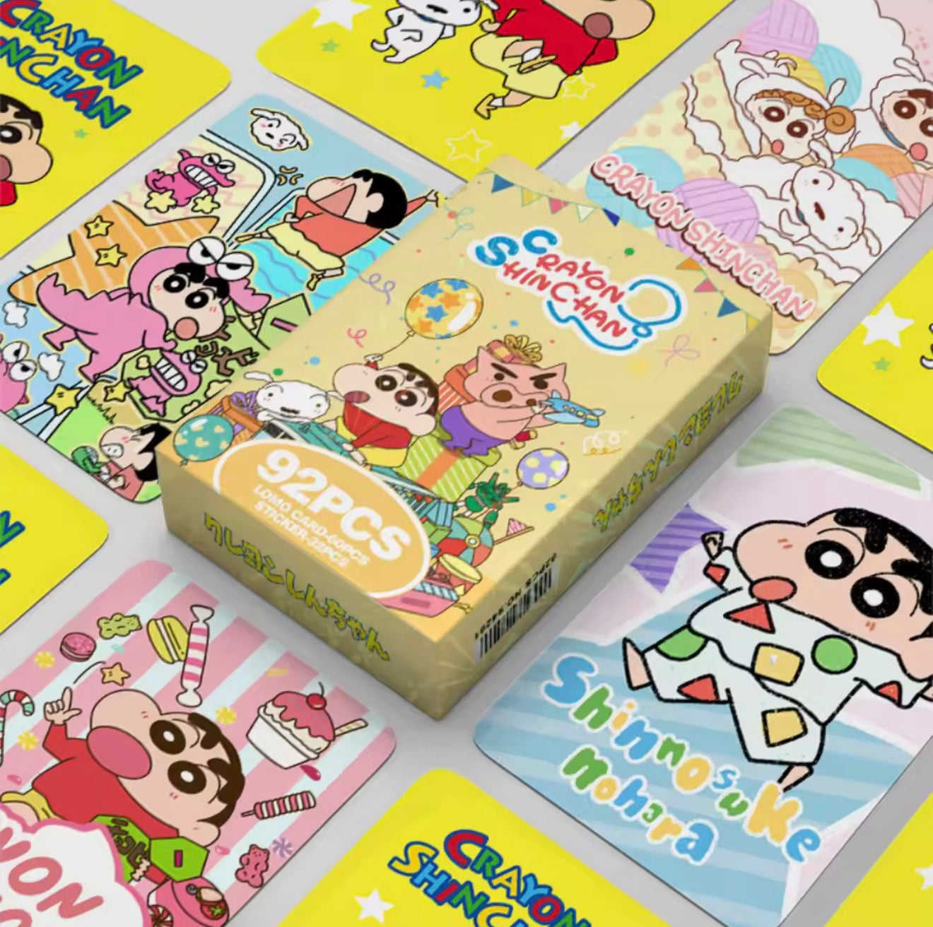Crayon Shin-Chan Lomo Card & Sticker 92pc Set