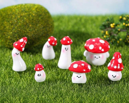 Mushroom Chibi Miniature Figure