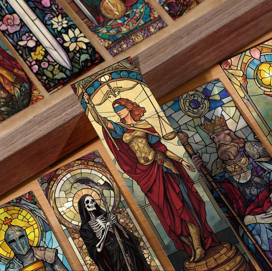Stained Glass Tarot Bookmark