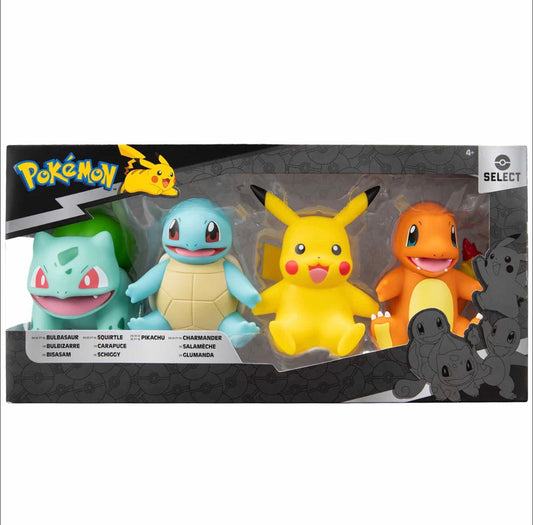 Pokémon Starters Vinyl Figure 4-Pack