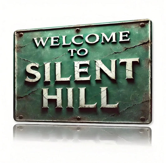 Welcome to Silent Hill Metal Sign
