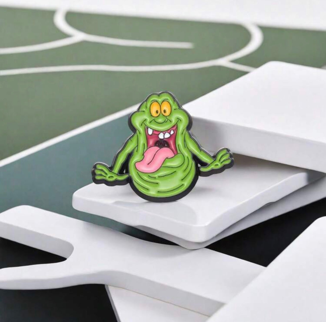 The Real Ghostbusters Slimer Pin Badge
