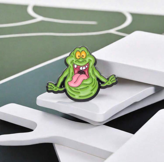 The Real Ghostbusters Slimer Pin Badge
