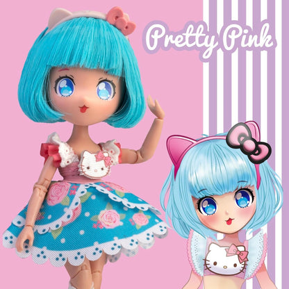Hello Kitty Pretty Pink Articulated Doll