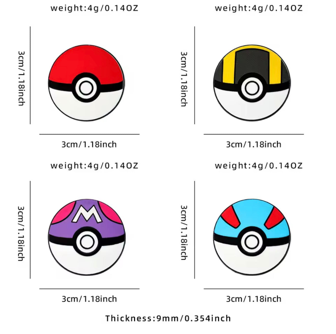 Pokémon Pokeball Pin Badge