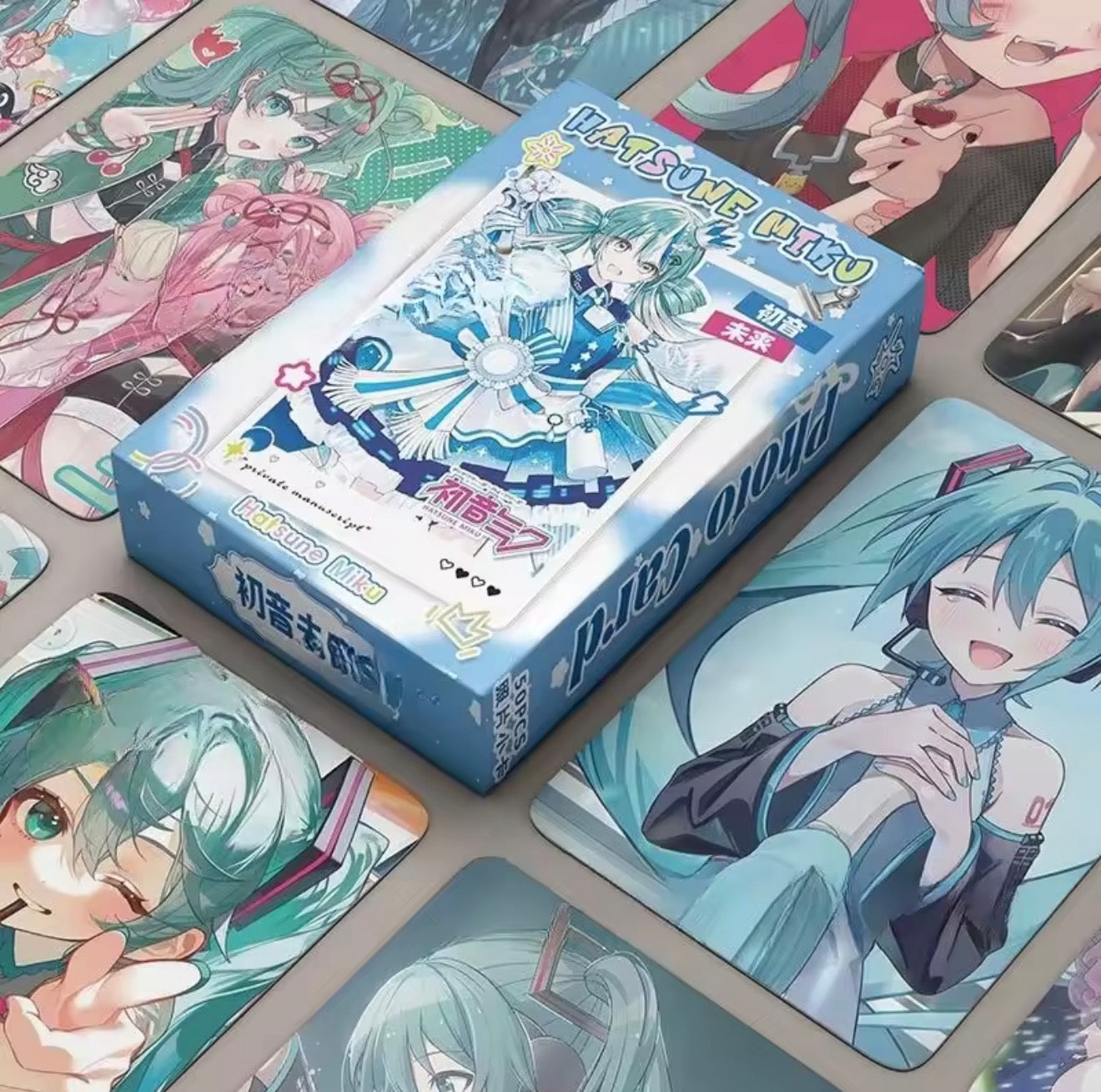 Hatsune Miku Snow Miku 92pc Lomo Card & Sticker Set