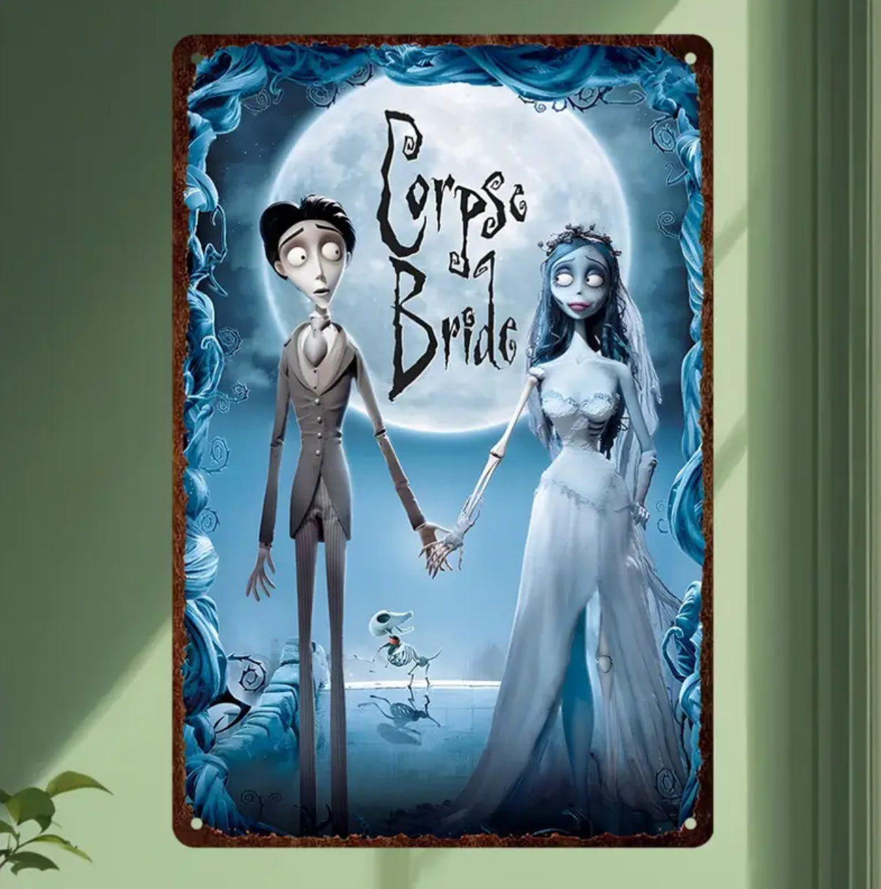 Corpse Bride Metal Sign