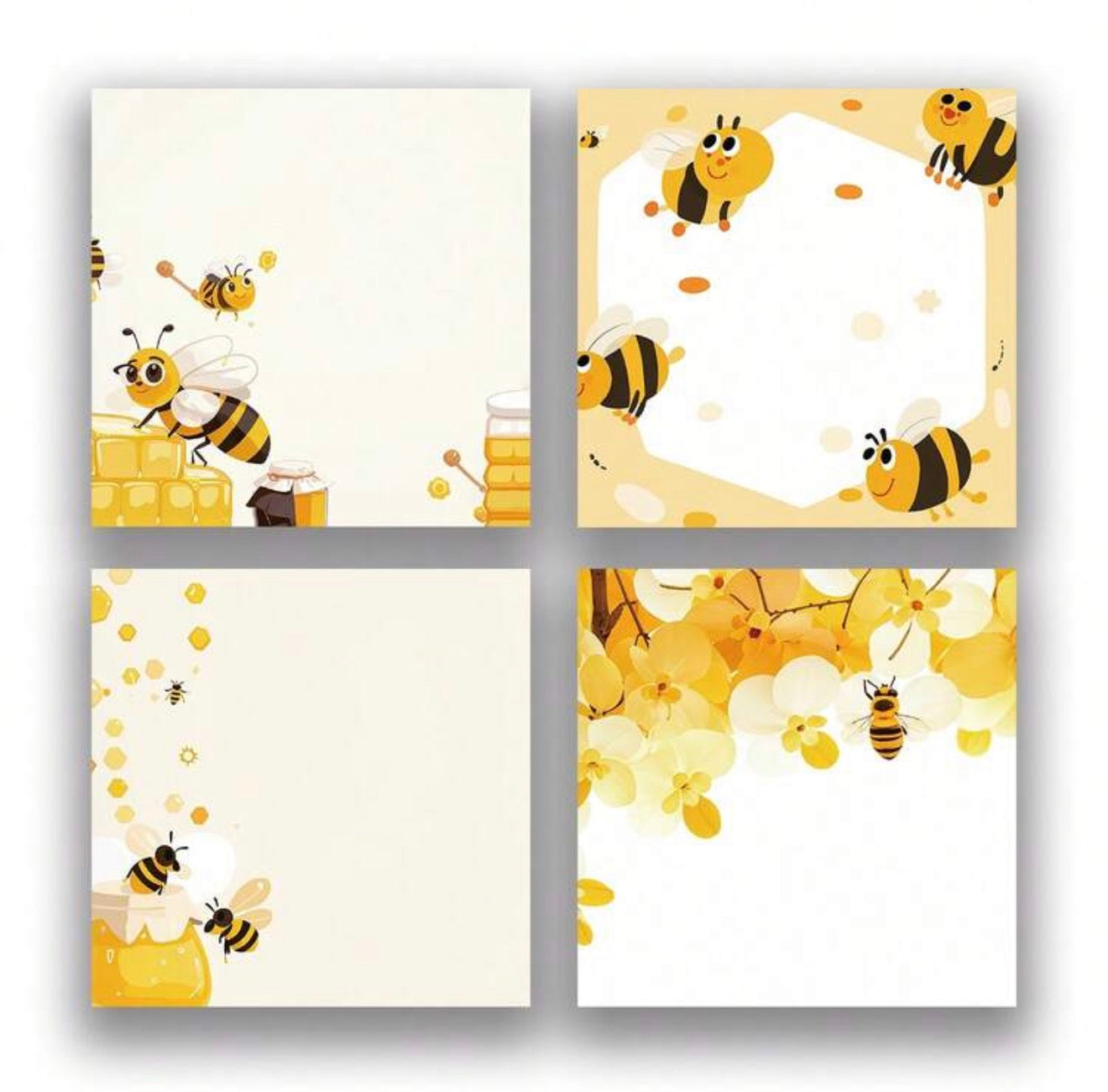 Bee Sticky Note Pad