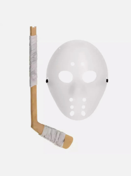 Hockey Mask & Stick Set