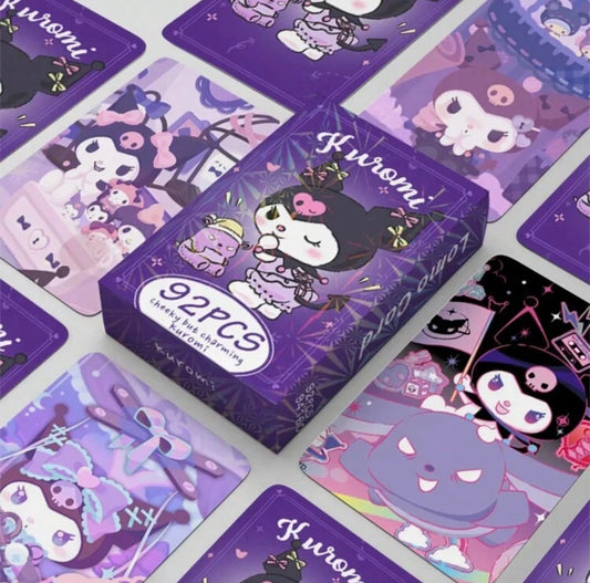 Sanrio Kuromi Lomo Card & Sticker Pack (92pcs)