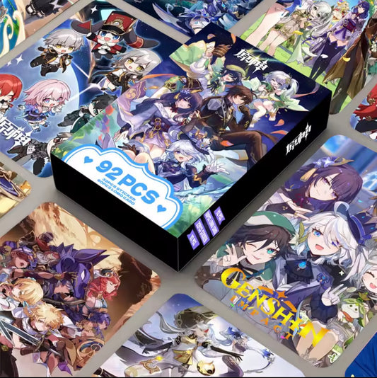 Genshin Impact Lomo Card & Sticker Pack 92pcs