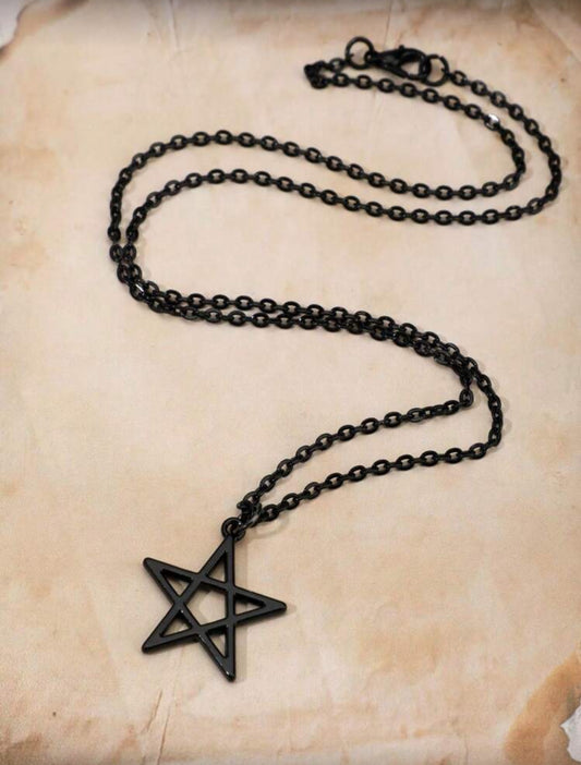 Pentagram Pendant & Chain