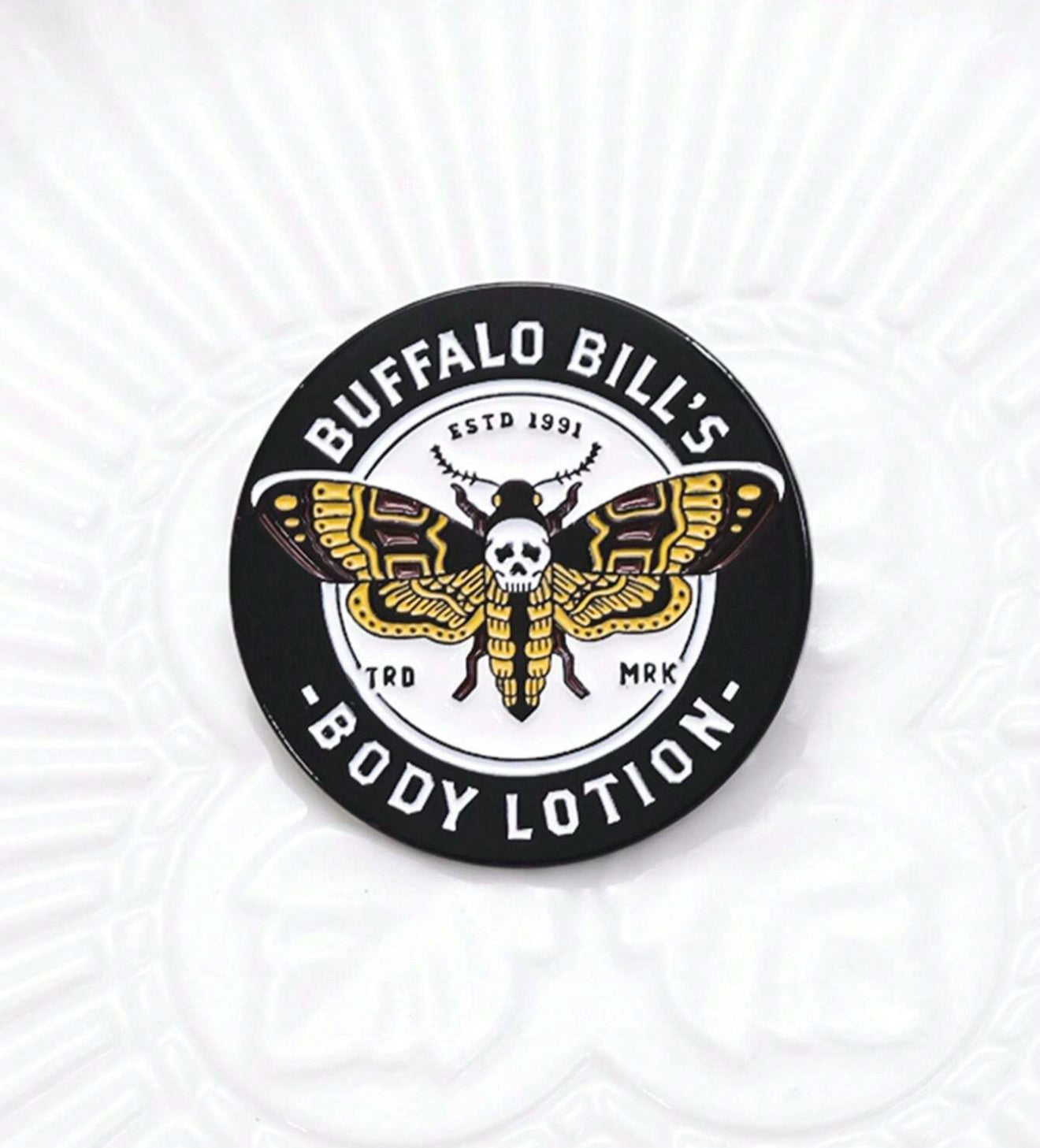 Silence of the Lambs Buffalo Bill’s Body Lotion Pin Badge