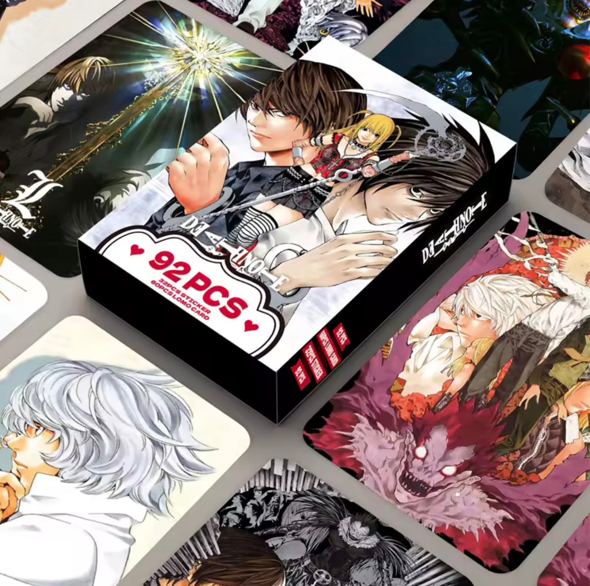 Death Note Lomo Card & Sticker 92pc Set v2