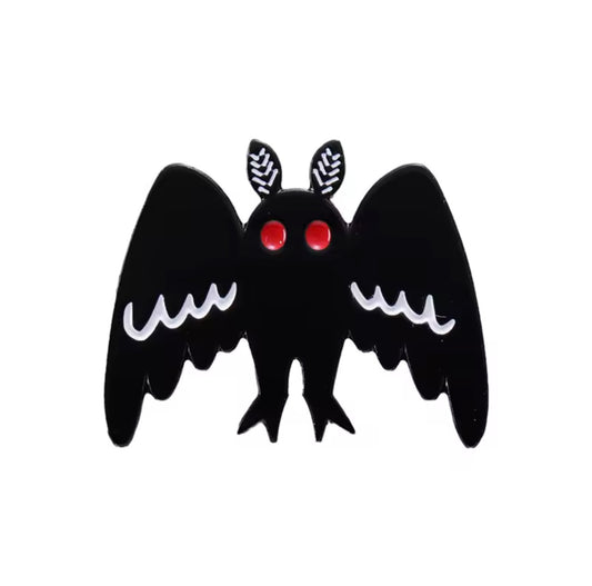 Mothman Cryptid Pin Badge