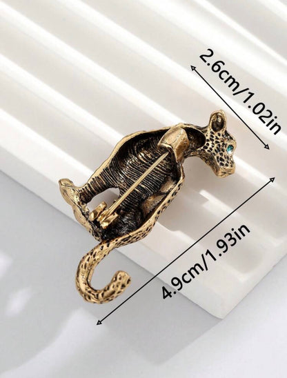 Leopard Brooch