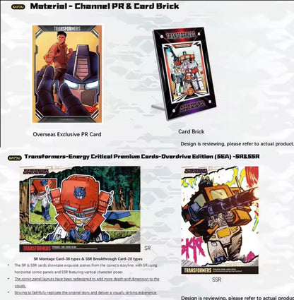 Transformers Energy Critical Premium Cards Overdrive Edition Booster Pack (CN)