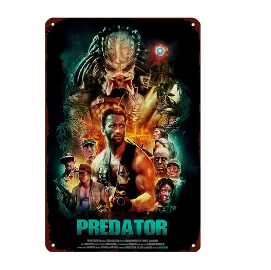 Predator A4 Vintage Tin Sign