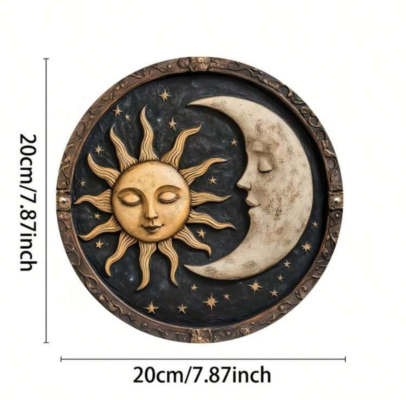 Sun & Moon Metal Sign