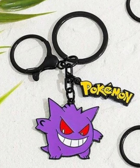 Pokemon Gengar Metal Keychain