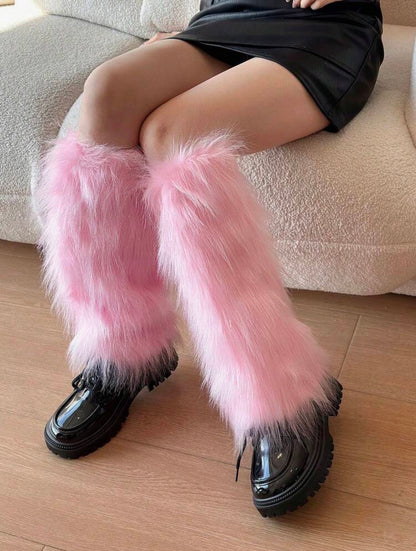 Furry Leg Warmers